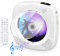 Lettore CD portatile con Bluetooth Gueray Lettore CD montabile a parete Altoparlanti HiFi integrati con display LCD Audio domestico Boombox Radio FM Lettore musicale USB MP3