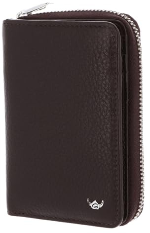 Golden Head Leder Geldbörse Capri RFID Protect RV-Börse 3317 Dunkelbraun