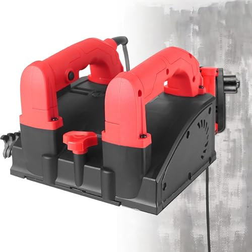 Electric Wall Scraper Planner, 1180W Automatic Wall Planing Machine, Concrete Shovel Machine with Side Knife, for Granite, Stone, Marble, Quartz Slabs