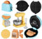 Toyvian 1juego Juguete De Cocina Miniatura Tostadora y Accesorios De Casa De Muñecas De Comida para rol Cocinas De Muñecas