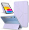 Étuis pour tablette PC Compatible With iPad 10th Gen 10.9-inch (2022) Case Detachable Magnetic Cover Slim Protective Case, Multi-Angle Viewing Clear Transparent Back Shell Stand Shockproof Tablet Cove