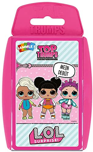 Winning Moves - TOP TRUMPS - L.O.L. Surprise - Trumpf-Kartenspiel mit den L.O.L.-Puppen - Alter 6+ - Deutsch