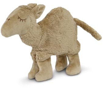 Senger Naturwelt Kleines Kuscheltier-Kamel, Beige I Kuscheliger Begleiter, geeignet ab 3 Monaten I GOTS-zertifiziertes Plüschtier mit herausnehmbarem Wärmekissen