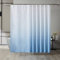 Furlinic Tenda Doccia Antimuffa 240x200 cm Tessuto Grande Azzurro Gradiente Impermeabile Lavabile Tende Doccia Design Poliestere con 16 Ganci Tenda Doccia