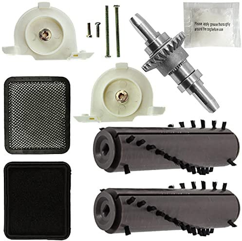 Spares2go Brushroll Bars + End Caps Kit + Washable Filters + Drive Cog Shaft Spindle & Bearings compatible with Gtech AirRam Vacuum Cleaner AR01 AR02 AR03 AR05 DM001