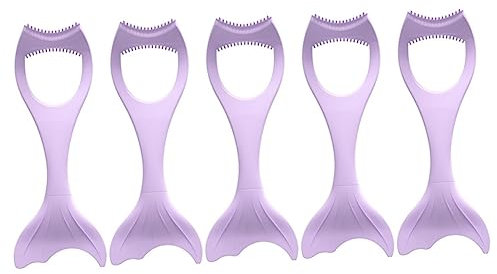 FRCOLOR 5pezzi Strumento Eyeliner Riutilizzabile Silicone Per Trucco Occhi Applicatore Professionale Per Sottile e Labbra Facile Da Pulire e Multi-funzionale