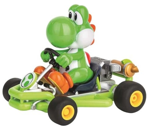 Carrera RC I 2,4GHz Mario Kart Pipe Kart I Yoshi RC-Fahrzeug I Offiziell lizenziert I Authentisches Design I Für Nintendo-Fans I Ferngesteuertes Auto