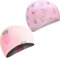 ZOKJSW Gorros de Natación de Piscina Rosa y Azul Divertidos para Niños Pequeños de Pelo Largo y Corto 2 Gorros de Baño Sombrero de Natación de Cisne Unicornio