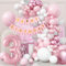 WINFLUENCE Geburtstagsdeko 3 Jahr Mädchen, Luftballon 3. Geburtstag Rosa, Geburtstagsdeko 3 Jahr Mädchen