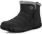Stivali Barefoot Uomo Donna Invernali Scarpe da Neve Caldo Comode Stivaletti Antiscivolo Scarponcini con Wide Tox Box, Nero, 37 EU