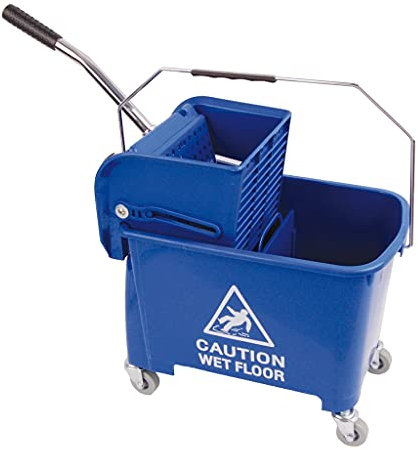 20L Kentucky Mop Bucket & Wringer Heavy Duty Commercial Cleaning Blue