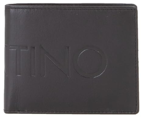 Valentino Cuir Porte-Monnaie Mason Wallet Nero Noir