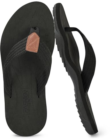 AUYAO Flip-flops för män och kvinnor, bekväma sommarflip-flops, hållbara och lätta, halkfria, lämpliga för sommarstrand, dusch, simning, sport