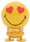 Hoptimist - Skandinavisches Design - Large Smiley Love - Wackelfigur - Höhe: 14 cm - Gelb - Deko - Geschenkidee