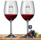 Deitert 2X Leonardo Bordeauxglas Rotweinglas XL mit Namen oder Wunschtext graviert, 640ml, Daily, personalisiertes Premium Bordeauxglas in Gastroqualität (ChinChin)