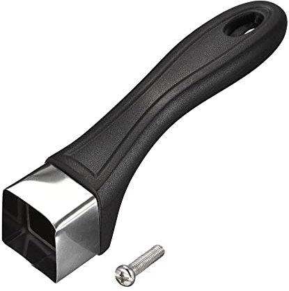 sourcing map Pan Replacement Handle 165mm/6.5inch with Screw Nonstick Saucepan Cookware Stainless Steel Handle