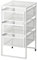 MAC LENNART Drawer Unit, Under Desk Storage Castors Unit Home Office, Shop Hold A4 Paper, Alex Drawers Storage Unit 3 Drawer Unit, Easy To Move Where It Is Needed, White, 30x5 CM
