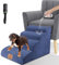Zvonema wasserdichte Hundetreppe für Kleine Hunde, Hundetreppe 50cm Hoch,Waschbar Haustiertreppe, Hundetreppe Schwammleiter für Hohe Betten, Katzentreppe für Katzen und Hunde