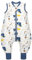 MIKAFEN Baby Schlafsack Winter mit Füßen 2.5 Tog 100% Baumwolle Kinder winterschlafsack für Jungen und Mädchen 70cm/Höhe75-85cm,Dinosaurier