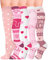 HIPOWER 5 Paar Kompressionsstrümpfe Damen und Herren Bunte Stützstrümpfe Sport Kompressionssocken Stützkniestrümpfe Reisestrümpfe Compression Sock Für Flug Radsport Krankenschwester(A-5 Paar,XXL)