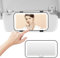 Led Car Vanity Mirror with Lights - 3 Color Temperature Sun Visor Vanity Mirror, Touch Control Rechargeable Rear View Mirror, Car Interior Accessories for Women, Black