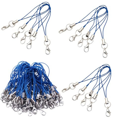 50 pièces chaîne de clip de lanière de téléphone portable, amovible, clip de lanière de téléphone portable, lanière de téléphone portable, chaîne de clip de lanière de téléphone portable