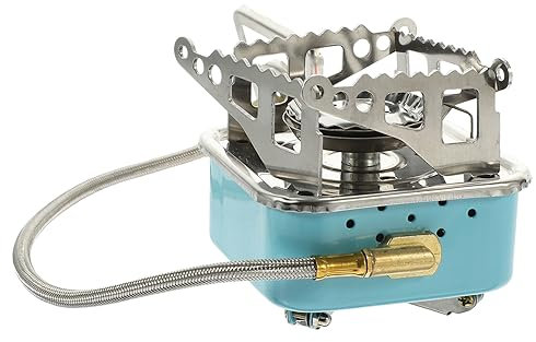 POPETPOP Estufa De Gas Portátil Ligera y Plegable Para Exteriores Senderismo y Camping