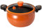 Hbbgdiy 8L Mini pentola a Pressione a Riscaldamento Veloce con Manici di Blocco e Coperchio Trasparente, scorta Antiaderente per Gas, induzione e stufe elettriche, Arancione