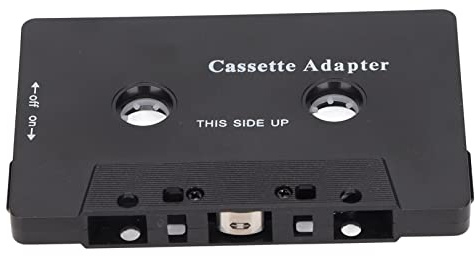 Yechiry Kassettenadapter mit Rauschunterdrückung, Stereo-Tape-Aux-Receiver für Auto – Stabile Übertragung – Schwarz