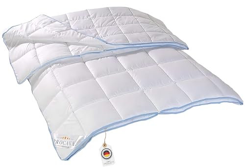 PROCAVE TopCool 4 Jahreszeiten Qualitäts-Kinder-Bettdecke mit Druckknöpfen für Winter und Sommer | Soft-Komfort-Bettdecke | kochfeste Steppdecke100x135cm