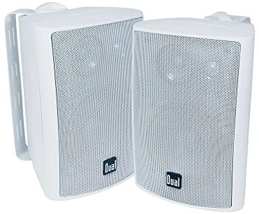 Dual Audio LU47PW 4 3-Way Indoor/Outdoor Speakers (White)