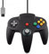 Wired Joystick Controller Gamepad For N64 Controller with USB For PC Mac Controle (Black)