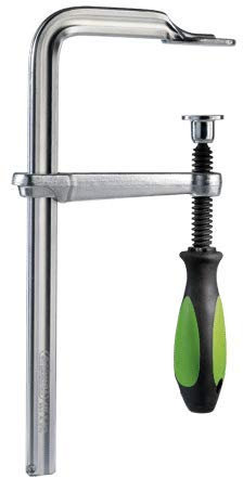 Ganzstahl Schraubzwinge VIRIDIS mit 3K Griff (Ganzstahl, 160x80 mm)