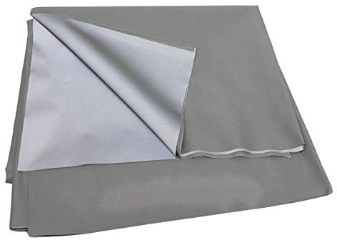 DERCLIVE Portable Foldable Projector Curtain Anit-light Screen Projection Screen,Silver