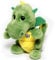 Drache Kuscheltier grün Plüschtier Dragon Plüschdrache FUCHUR - Kuscheltiere*biz