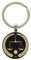 Porte-clés fait à la main juge or balance justice messenger homme qualité argent couleur verre porte-clés homme cadeau, marron, 25