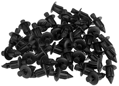 100 Pezzi Clip Rivetti Plastica Auto, Fissaggio Automatico, Bici carenatura Trim Pannello per Yamaha Suzuki Kawasaki
