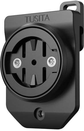TUSITA Borsa per Selle da Ciclismo Clip Supporto (Fessura Piccola) Compatibile con Garmin Varia RTL515, RTL510, RVR315