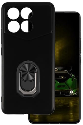 MILEGOO Schutzhülle für Xiaomi Redmi K70 Pro 5G, Lamborghini, ultradünne Handyhülle + Ringhalter, Ständer, Gel-Pudding aus weichem Silikon, für Xiaomi K70 Pro 5G Champion Edition 16,9 cm (6,7 Zoll),