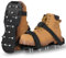 NCTNCX Chaussures Aérateur, Aérateur de pelouse, Chaussures à Pointes pour Sol époxy, pelouse, Cour, terrasse, pelouse, Jardin (Noir)