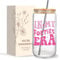 Jars Nova 40th Birthday Gifts for Women | 40th Birthday Present | Glass Cups with Lids and Straws for Women Best Friend Sister Gift