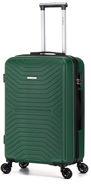 FLYMAX 4-Rad Koffer Groß, Mittel & Kabine Super leichte Hartschale Gepäck Spinner ABS Reisekoffer, armee-grün, 55x40x20 Ryanair, Koffer
