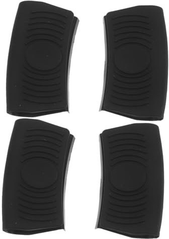 ULTECHNOVO 4pcs Heat Resistant Silicone Pot Handle Covers Non Slip Grip Sleeves for Frying Pans Skillets Woks Safe Scalding Insulation Easy to Clean Kitchen Accessories