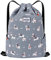 HAWEE Wasserdicht Kordelzug Rucksack mit Innentasche Groß Turnbeutel Kordelzug Tagesrucksack Tunnelzug Tasche Sporttasche Unisex für Frauen Männer Reise Alltag Outdoor Yoga Schule Strand Schwimmen