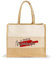 AMBERGER DESIGN by A&M Osterhage amd Bin kurz (W) einkaufen Shopper Jute-Beutel groß-Nachhaltig | Fair | Einkaufstasche Innentasche Reißverschluss