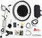 SHZICMY 20 E-Bike Conversion Kit 36V 500W Umbausatz für Elektrofahrrad Vorderrad Elektro-Fahrrad Nabenmotor Kit mit LCD Display