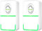 Power Save Plug Boîte D'économie électrique, économiseur D'énergie Domestique, Boîte D'économie D'électricité Dispositif De Marché De Bureau Domestique Prise électrique Intelligente 90v-250v , 2pcs