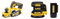 DEWALT Rabot Brushless XR 18V sans Batterie ni Chargeur DCP580N-XJ - Coffret TSTAK & Ponceuse excentrique DEWALT DCW210N 125 mm (Machine nue)