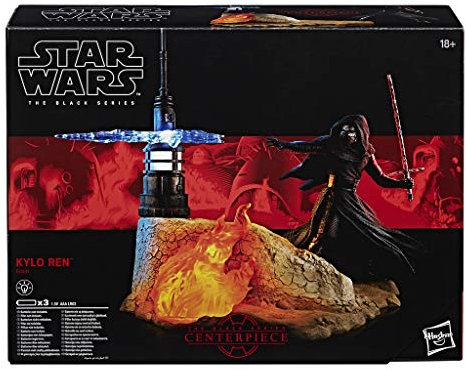 Star Wars The Black Series - Episode 8 Kylo-Ren Diorama Set, 6 Zoll Spielfigur mit Deko-Szene