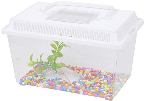 URBNLIVING Kunststoff Aquarium Starter Set (weiß)